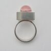 Niels Erik From, rhodochrosite bead set silver ring, Denmark, circa 1970 (Ref S797) SOLD - Image 4