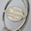 Niels Erik From, green agate set silver bangle, Denmark, 1974 London import mark (Ref S803) SOLD - Image 8