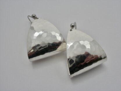 Niels Erik From, pair of silver drop earrings, Denmark, circa 1985 (Ref S809) SOLD