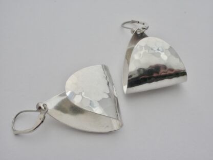 Niels Erik From, pair of silver drop earrings, Denmark, circa 1985 (Ref S809) SOLD - Image 3