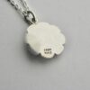 Niels Erik From, rose quartz set silver flower head pendant on a chain, Denmark, circa 1980 (Ref S841) SOLD - Image 2