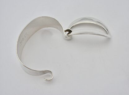 Jacob Hull for Buch & Deichmann, silver plated bangle, Denmark, 1970's (Ref S848) SOLD - Image 6