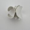 Tone Vigeland, for Norway Plus Designs Studios, 'Rose' silver ring, Norway, 1960's (Ref S+764HH) - Image 9