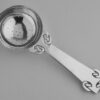 William Wise & Son, to a design by Archibald Knox, sterling silver tea strainer, America, first quarter of the 20th century (Ref S415)