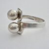Bengt Hallberg, silver double bead ring, Sweden, circa 1975 (Ref S916) SOLD - Image 4