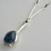Bjorn Weckström for Lapponia, acrylic and silver 'Nectaris' pendant on chain, Finland 1974 (Ref S932) SOLD