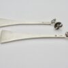 Norman Grant, pair of enamel on silver drop earrings, Scotland, circa 1974 (Ref S907) SOLD - Image 6