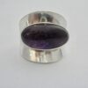 Niels Erik From, amethyst set silver ring, Denmark, circa 1975 (Ref S927) SOLD - Image 3