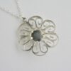 Jack Spencer, tiger eye set silver pendant on chain, Sheffield 1977 (Ref S950) SOLD - Image 3
