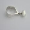 Torun Bülow-Hübe, for Georg Jensen, silver 'Pod' ring, #156, Denmark, 1969 London import mark (Ref S962) SOLD