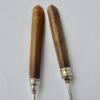 Kay Ivanovic, pair of silver spoons with Slate Pencil Urchin (Heterocentrotus Mamillatus) handles, London 1987 (Ref S961) SOLD - Image 5