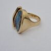Søren Borup, 14 carat gold boulder opal set ring, Præstø, Denmark, circa 1975 (Ref S947) SOLD - Image 4
