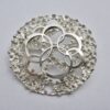 Kordes & Lichtenfels, modernist silver brooch, Germany, London import marks for 1973 (Ref S954) SOLD