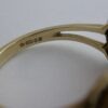 Slade & Kempton, 9 carat gold three stone garnet ring, London, 1979 (Ref AF005) SOLD - Image 5