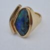 Søren Borup, 14 carat gold boulder opal set ring, Præstø, Denmark, circa 1975 (Ref S947) SOLD - Image 6