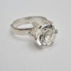 Anonymous, rock crystal set silver ring, country of origin probably Sweden, circa 1970 (Ref S980) SOLD