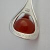 Daniel Vior, silver and carnelian bead set 'Oblade' silver pendant on chain, Barcelona, Spain, of recent manufacture (Ref S+01) SOLD - Image 8