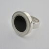 Loop, 'cold enamel' resin decorated silver ring, circa 2010 (Ref S+25) SOLD - Image 2