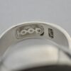 Loop, 'cold enamel' resin decorated silver ring, circa 2010 (Ref S+25) SOLD - Image 8