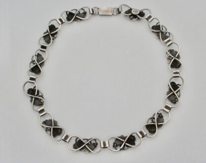 Fir Munksgaard, silver choker length necklace, Denmark, circa 1960 (Ref S+34) SOLD - Image 3