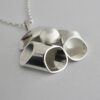 Andreas Daubs, silver pendant on chain, German, 1972 London import mark (Ref S+24) SOLD - Image 2