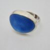 Einar Modahl, enamelled silver ring, Norway, circa 1970 (Ref S+28) SOLD