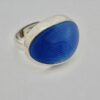 Einar Modahl, enamelled silver ring, Norway, circa 1970 (Ref S+28) SOLD - Image 2