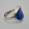 Einar Modahl, enamelled silver ring, Norway, circa 1970 (Ref S+28) SOLD - Image 3