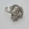 Teka (attributed), modernist silver ring, probably German, circa 1970 (Ref S+31HH) SOLD