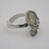 Teka (attributed), modernist silver ring, probably German, circa 1970 (Ref S+31HH) SOLD - Image 3