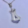 Queensway, enamel and silver Art Nouveau pendant on chain, circa 1905 (Ref S+94) SOLD - Image 2