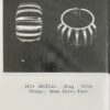 Anna-Greta Eker, for Norway Plus Designs Studios, 'Ridged' silver ring, Norway, 1973 Birmingham import marks (Ref S+113) SOLD - Image 6