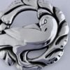 Kristian Mohl-Hansen for Georg Jensen, silver dove brooch, #123, 1948 London hallmarks (Ref S+126) SOLD - Image 3