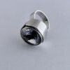 Kaunis Koru, rock crystal set silver ring, Finland 1970 (Ref S+115HH) SOLD - Image 3