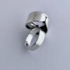 Kaunis Koru, rock crystal set silver ring, Finland 1970 (Ref S+115HH) SOLD - Image 6