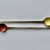 Koninklijke Van Kempen & Beeger, pair of enamel and silver gilt ice cream sundae spoons, Dutch, circa 1965 (Ref S+154) SOLD - Image 2