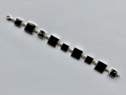 Nina Breddal, enamel and silver bracelet, British, circa 2000 (Ref S+206) SOLD