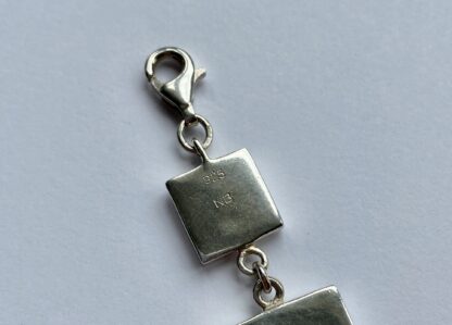 Nina Breddal, enamel and silver bracelet, British, circa 2000 (Ref S+206) SOLD - Image 3