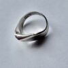 Arne Johansen, 'folded' silver ring, Denmark, circa 1975 (Ref S+177) SOLD - Image 6