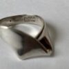 Arne Johansen, 'folded' silver ring, Denmark, circa 1975 (Ref S+177) SOLD - Image 8
