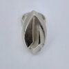 Bjorn Weckström for Lapponia, silver 'Frozen Leaf' ring, Finland, 1998 (Ref S+160) - Image 2