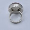 Niels Erik From, large rose quartz set silver ring, Denmark, circa 1970 (Ref S+207) - Image 5
