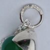 Kultaseppa Salovaara, green agate bead set silver pendant on a chain, Finland, 1974 London import marks (Ref S+213) SOLD - Image 5