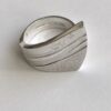 Christophe Burger for Lapponia, silver 'White Is White' ring, Finland, 1992 (Ref S+220) - Image 3
