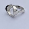 Niels Erik From, silver ring, Denmark, 1977 London import marks (Ref S+169) SOLD