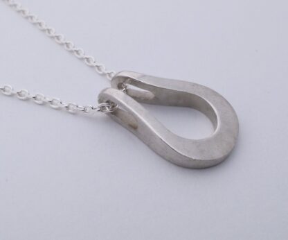 Arne Johansen, silver pendant on chain, Denmark, circa 1975 (Ref S+230) - Image 2