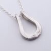 Arne Johansen, silver pendant on chain, Denmark, circa 1975 (Ref S+230HH) - Image 4