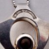 Kultaseppa Salovaara, tiger eye set silver pendant on a chain, Finland, circa 1975 (Ref S+223) - Image 6