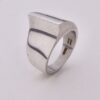 Niels Erik From, silver ring, Denmark, 1975 London import marks (Ref S+188) - Image 2