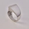 Niels Erik From, silver ring, Denmark, 1975 London import marks (Ref S+188) - Image 3